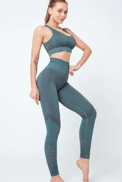 Sporty Two-Piece Set with Gathered Design