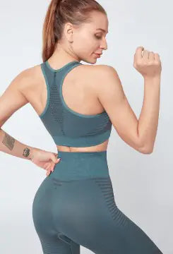 Sporty Two-Piece Set with Gathered Design