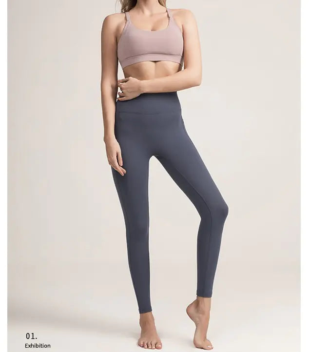 High Waist Seamless Compression Yoga Pants for Women